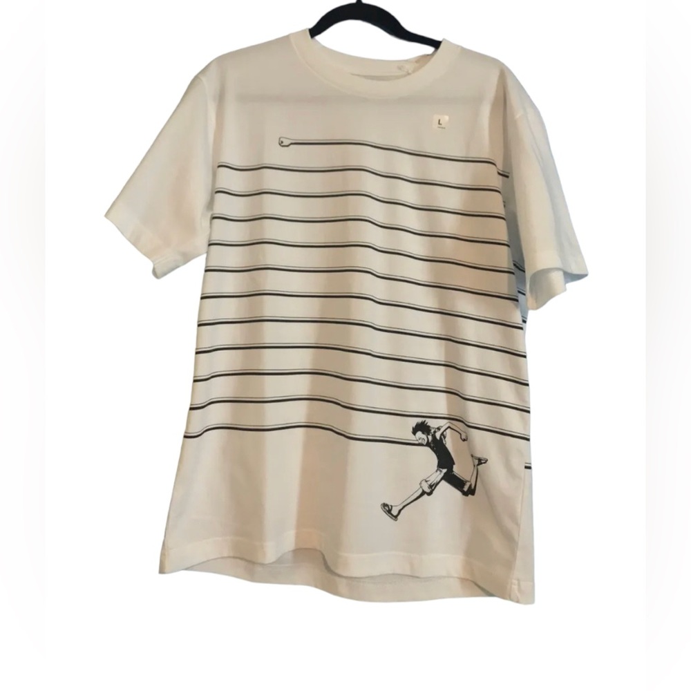 New w/Tags Uniqlo UT Archive X One Piece Luffy White Graphic T-Shirt Size Large